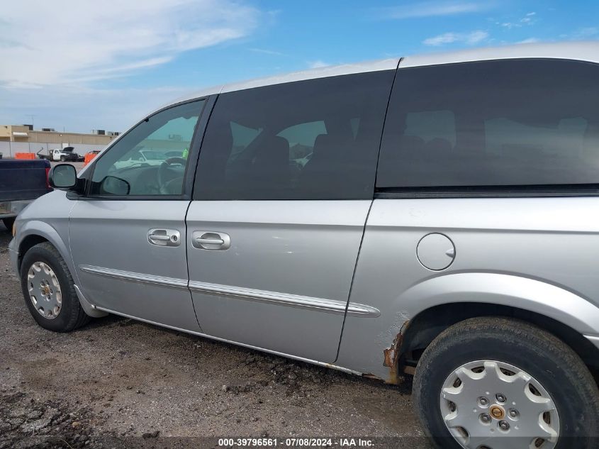 2002 Chrysler Town & Country Lx VIN: 2C4GP44332R665246 Lot: 39796561