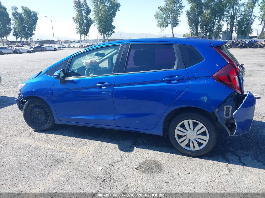 2015 Honda Fit Lx VIN: 3HGGK5H58FM725570 Lot: 39796563