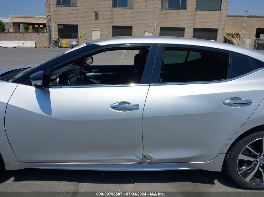 2019 Nissan Maxima 3.5 Sv VIN: 1N4AA6AV4KC361897 Lot: 39796587