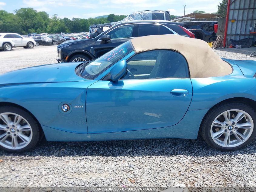 2004 BMW Z4 3.0I VIN: 4USBT53504LU06881 Lot: 39796590