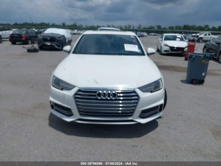 2017 AUDI A4 2.0T SEASON OF AUDI PREMIUM - WAUDNAF41HN047052