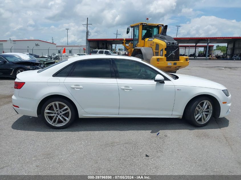 2017 AUDI A4 2.0T SEASON OF AUDI PREMIUM - WAUDNAF41HN047052