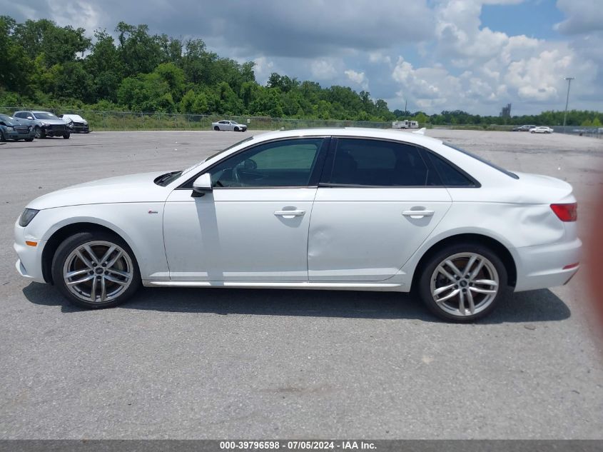 2017 AUDI A4 2.0T SEASON OF AUDI PREMIUM - WAUDNAF41HN047052