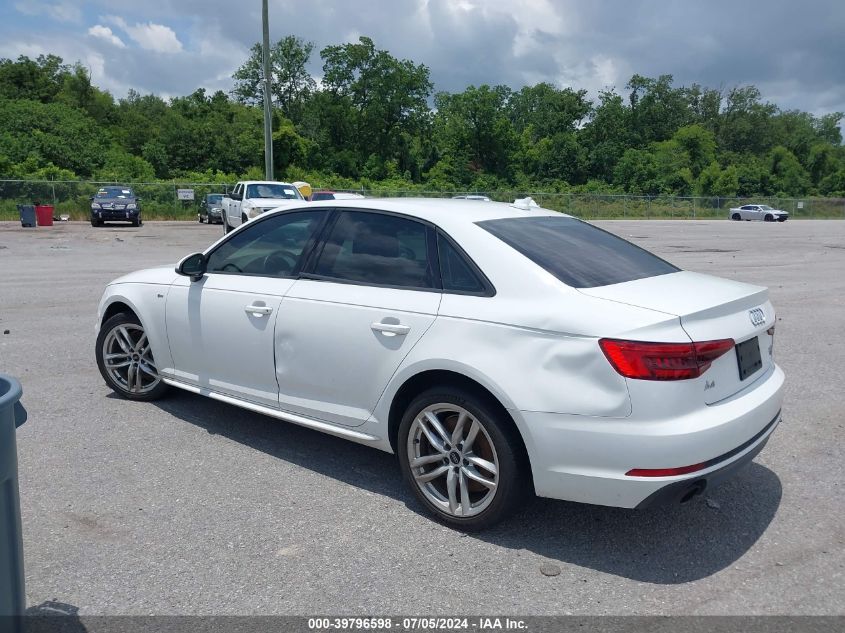 2017 AUDI A4 2.0T SEASON OF AUDI PREMIUM - WAUDNAF41HN047052