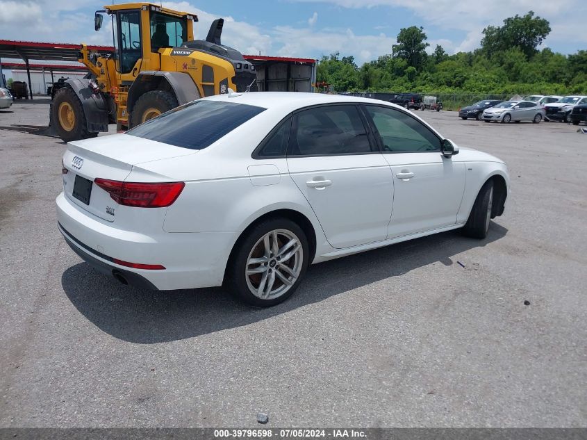 2017 AUDI A4 2.0T SEASON OF AUDI PREMIUM - WAUDNAF41HN047052