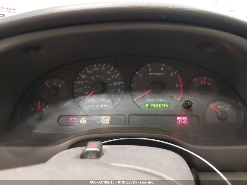 2003 Ford Mustang VIN: 1FAFP40463F346867 Lot: 39796615