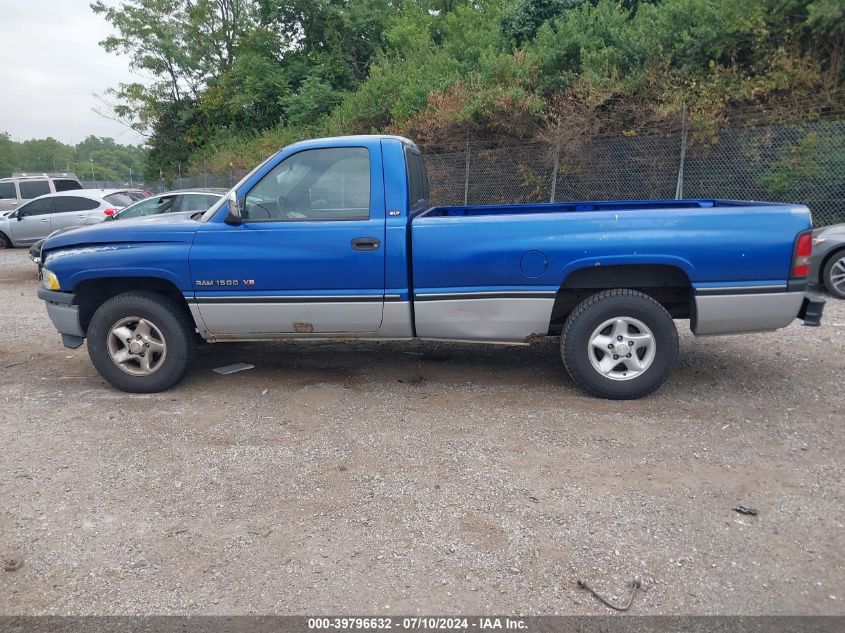 1996 Dodge Ram 1500 VIN: 1B7HC16Y1TS604646 Lot: 39796632