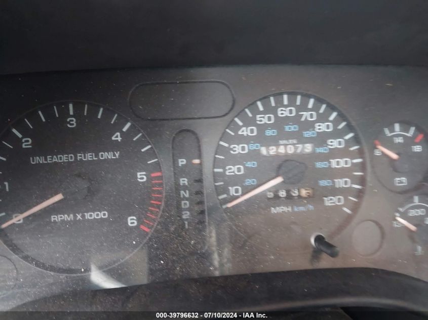 1996 Dodge Ram 1500 VIN: 1B7HC16Y1TS604646 Lot: 39796632