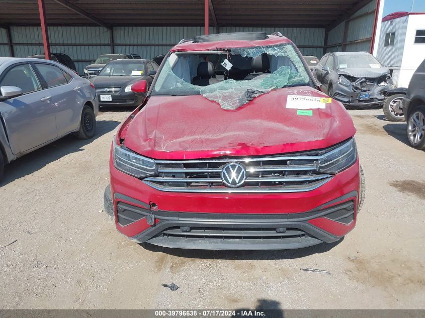 2022 Volkswagen Tiguan 2.0T Se VIN: 3VV2B7AX7NM120522 Lot: 39796638