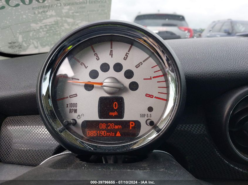 2012 Mini Cooper S VIN: WMWSV3C51CT386981 Lot: 39796655