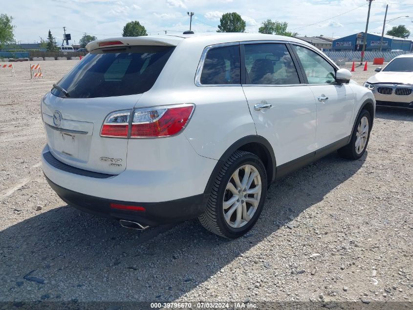 2012 Mazda Cx-9 Grand Touring VIN: JM3TB3DV4C0333196 Lot: 39796670