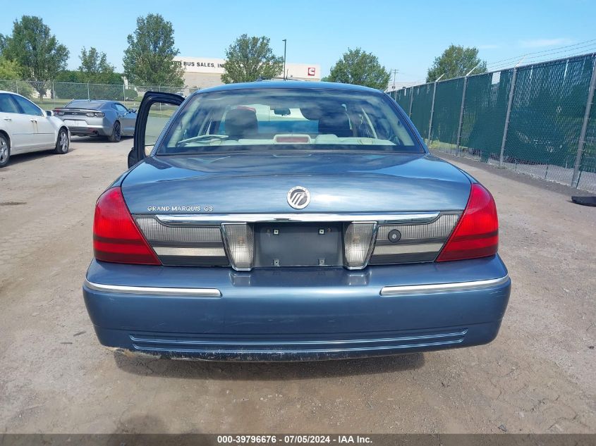 2007 Mercury Grand Marquis Gs VIN: 2MEFM74V57X610631 Lot: 39796676