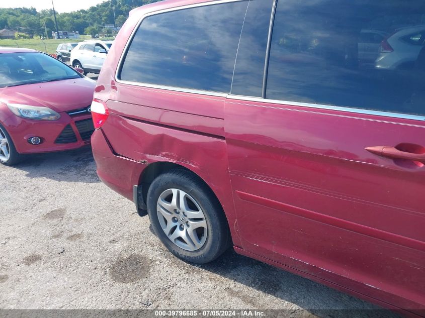 2005 Honda Odyssey Ex-L VIN: 5FNRL38755B036194 Lot: 39796685