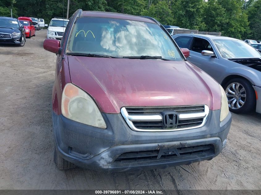 2004 Honda Cr-V Ex VIN: SHSRD78814U242276 Lot: 39796691