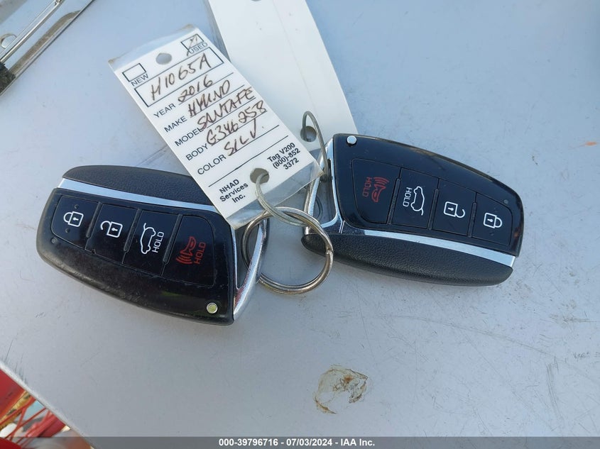 2016 HYUNDAI SANTA FE SPORT 2.0L TURBO - 5XYZUDLA8GG346258