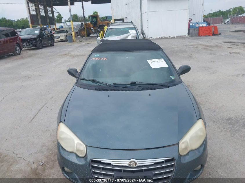 2006 Chrysler Sebring Touring VIN: 1C3EL55R56N257401 Lot: 39796776