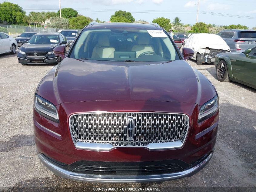 2021 Lincoln Nautilus Standard VIN: 2LMPJ6J98MBL03852 Lot: 39796801