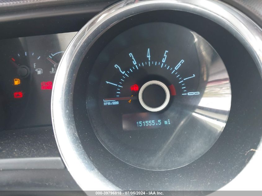 2013 Ford Mustang V6 VIN: 1ZVBP8EM8D5237260 Lot: 39796818