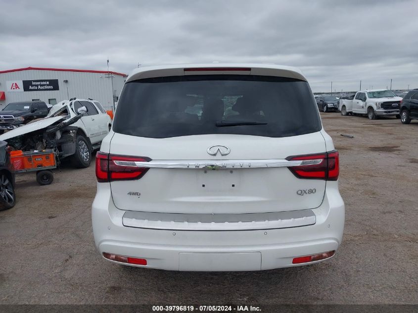 2022 Infiniti Qx80 Luxe Awd VIN: JN8AZ2AC5N9485743 Lot: 39796819