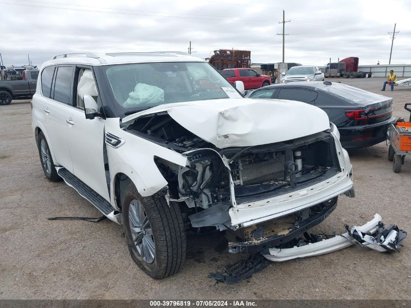 2022 Infiniti Qx80 Luxe Awd VIN: JN8AZ2AC5N9485743 Lot: 39796819