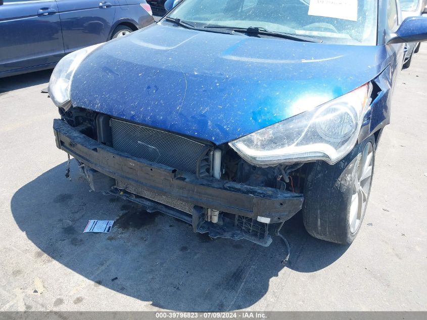 2017 Hyundai Veloster VIN: KMHTC6AD2HU307274 Lot: 39796823