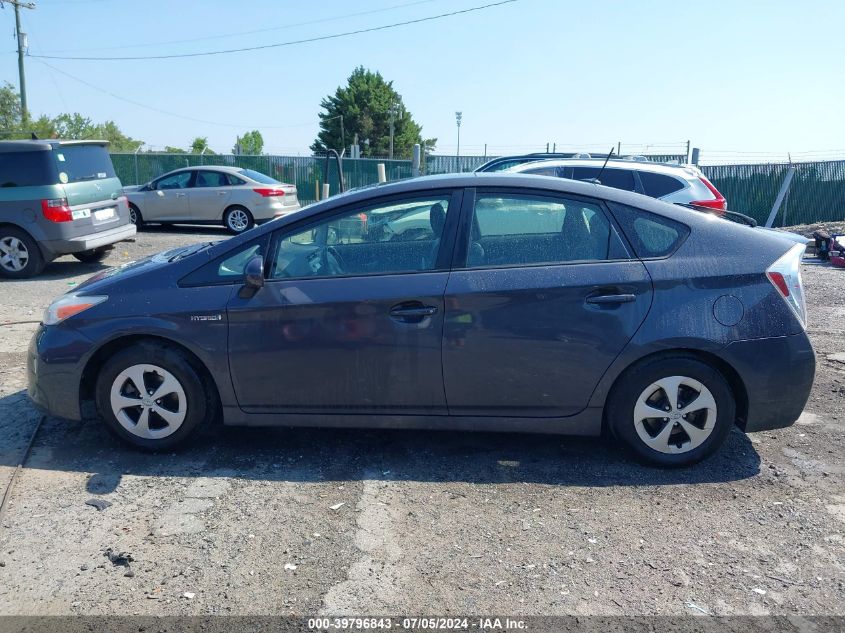 2012 Toyota Prius Four VIN: JTDKN3DU7C5388439 Lot: 39796843