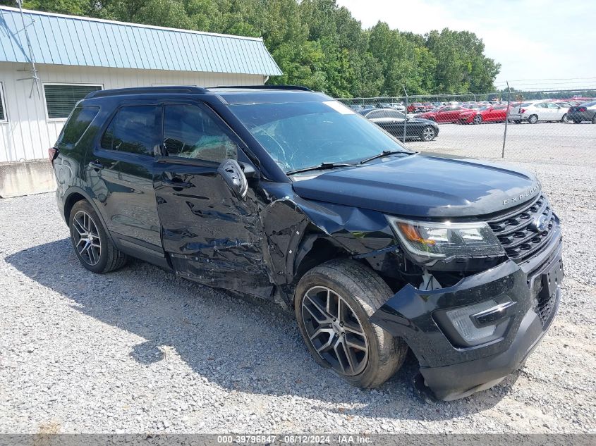 2017 Ford Explorer Sport VIN: 1FM5K8GT5HGD52035 Lot: 39796847