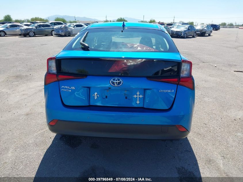 2019 Toyota Prius Le VIN: JTDL9RFU1K3003606 Lot: 39796849