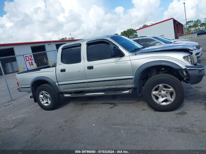 2004 Toyota Tacoma Double Cab Prerunner VIN: 5TEGN92N44Z421142 Lot: 39796850