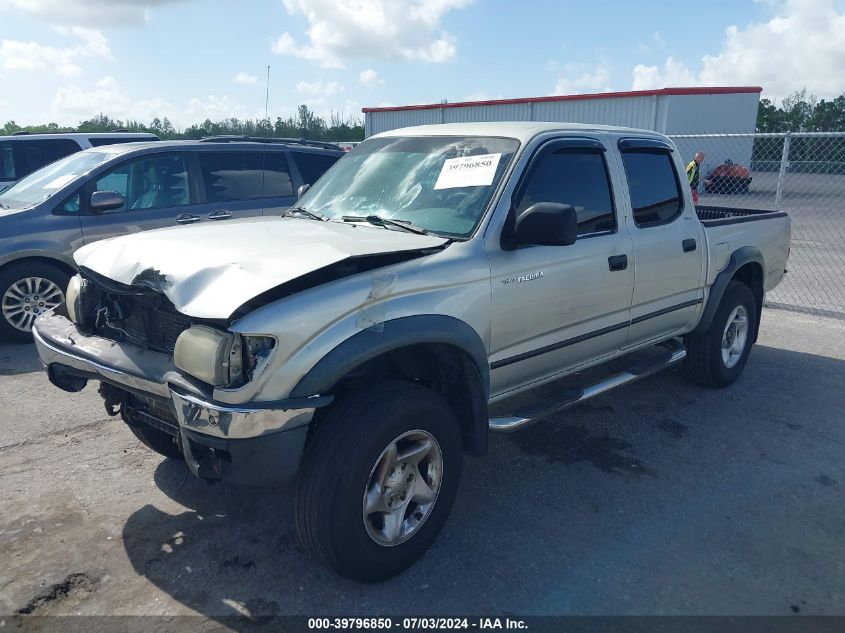 2004 Toyota Tacoma Double Cab Prerunner VIN: 5TEGN92N44Z421142 Lot: 39796850