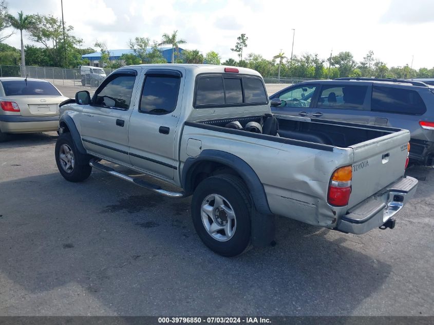 2004 Toyota Tacoma Double Cab Prerunner VIN: 5TEGN92N44Z421142 Lot: 39796850