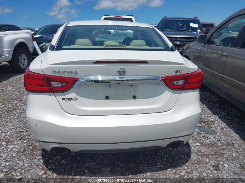 2016 Nissan Maxima 3.5 Sv VIN: 1N4AA6AP3GC448456 Lot: 39796853