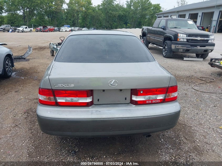 2001 Lexus Es 300 VIN: JT8BF28G610333601 Lot: 39796855