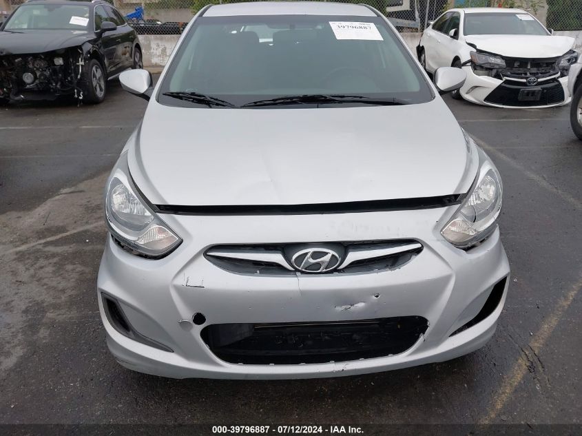 2014 Hyundai Accent Gs VIN: KMHCT5AE7EU193335 Lot: 39796887