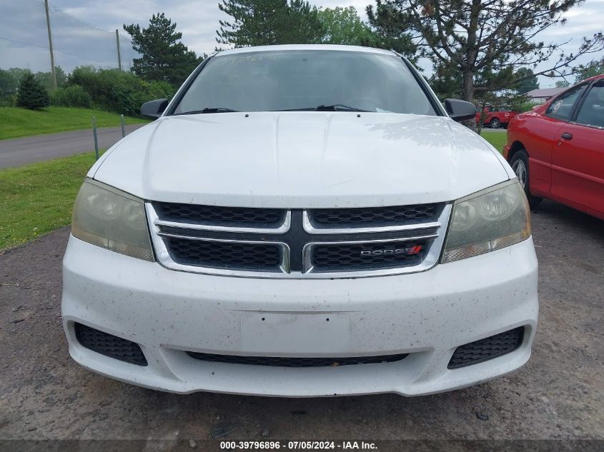 1C3CDZAG4CN309256 2012 Dodge Avenger Se