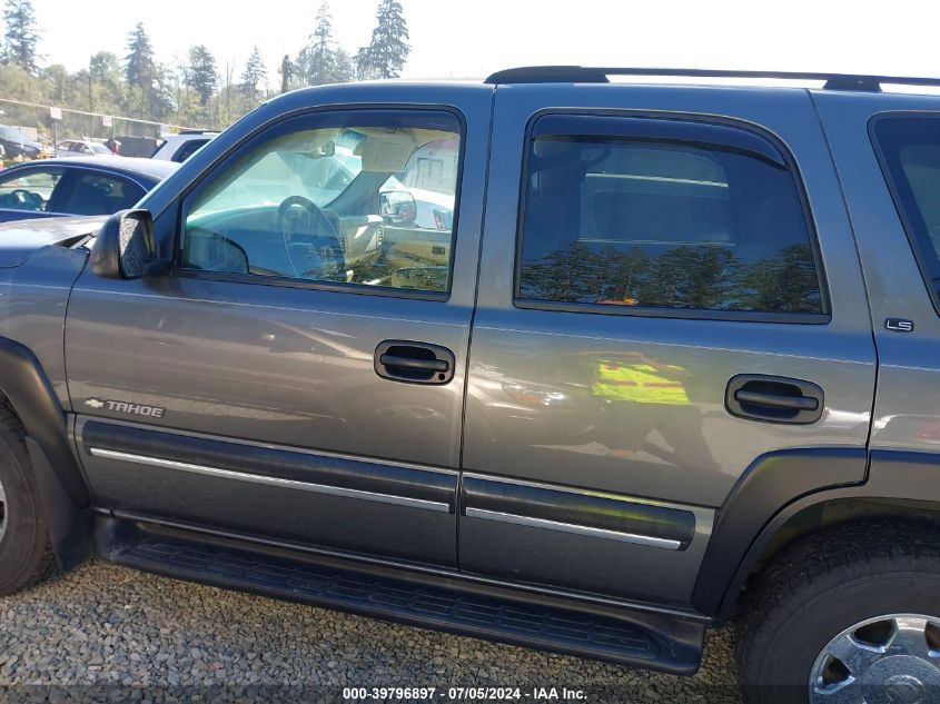 2001 Chevrolet Tahoe Ls VIN: 1GNEK13T11R113844 Lot: 39796897