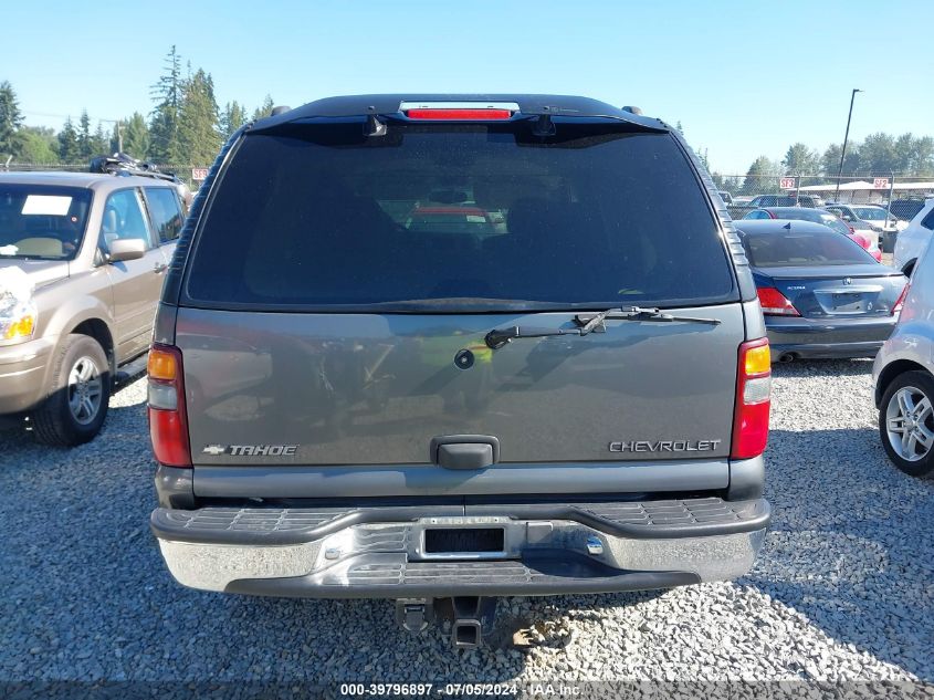 2001 Chevrolet Tahoe Ls VIN: 1GNEK13T11R113844 Lot: 39796897