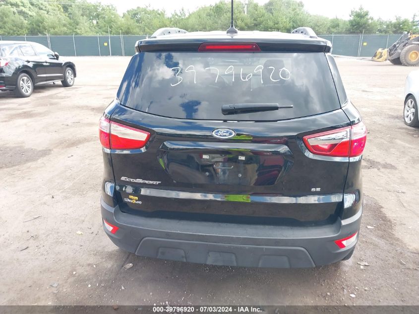 2021 Ford Ecosport Se VIN: MAJ3S2GE2MC424813 Lot: 39796920