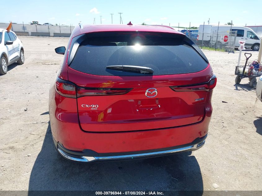 2024 Mazda Cx-90 Phev Premium Plus VIN: JM3KKEHA7R1161361 Lot: 39796944