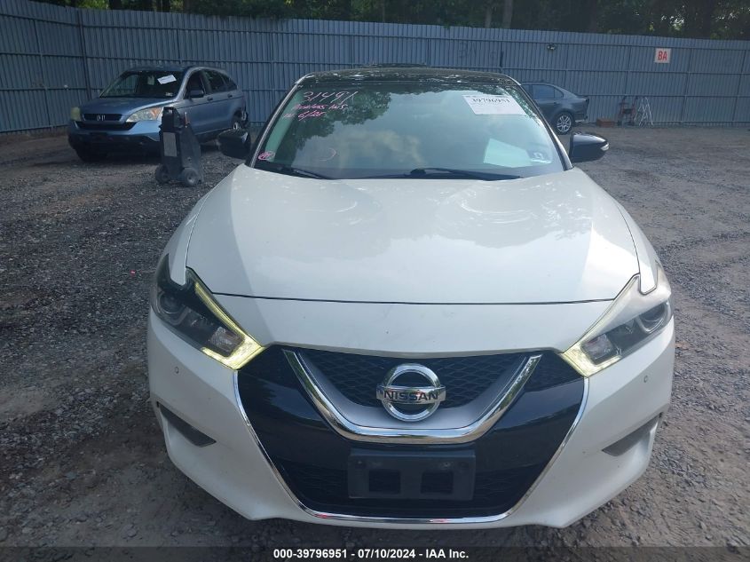 2016 Nissan Maxima 3.5S/Sv/Sl/Sr/Plat VIN: 1N4AA6APXGC375232 Lot: 39796951