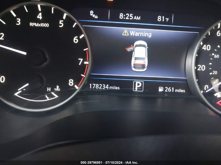 2016 Nissan Maxima 3.5S/Sv/Sl/Sr/Plat VIN: 1N4AA6APXGC375232 Lot: 39796951