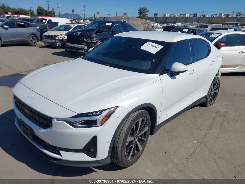 VIN LPSED3KA3NL076022 2022 POLESTAR 2 LONG RANGE DUAL MOTOR