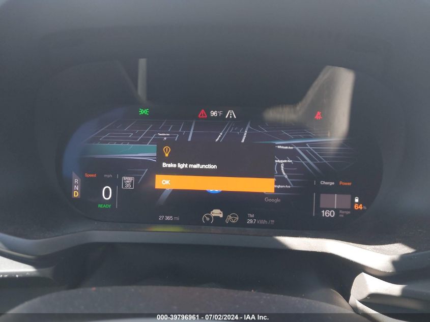 2022 Polestar 2 Long Range Dual Motor VIN: LPSED3KA3NL076022 Lot: 39796961