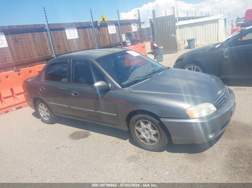 2003 Kia Spectra Ls VIN: KNAFB121635297909 Lot: 39796962