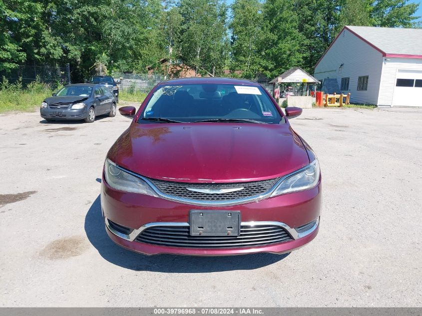 2015 Chrysler 200 Limited VIN: 1C3CCCAB3FN759523 Lot: 39796968