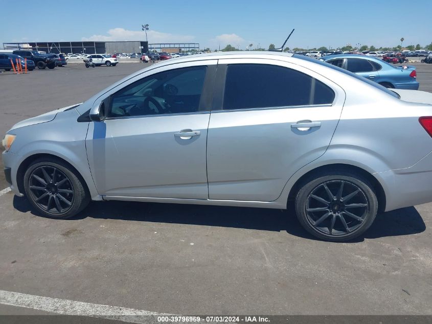 2013 Chevrolet Sonic Lt Auto VIN: 1G1JC5SH0D4164982 Lot: 39796969