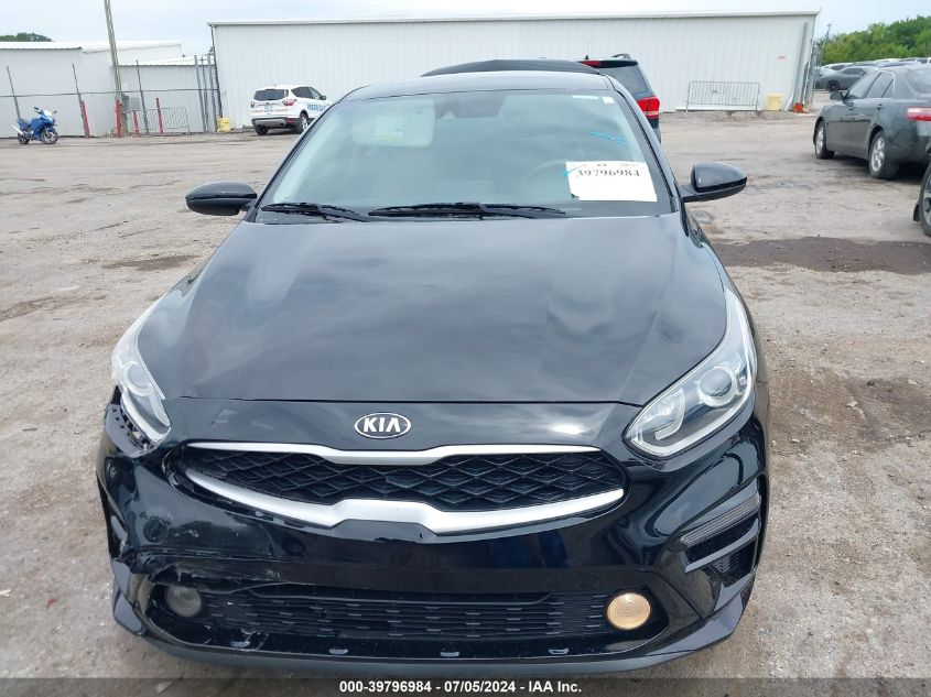 2021 Kia Forte Lxs VIN: 3KPF24AD7ME309443 Lot: 39796984