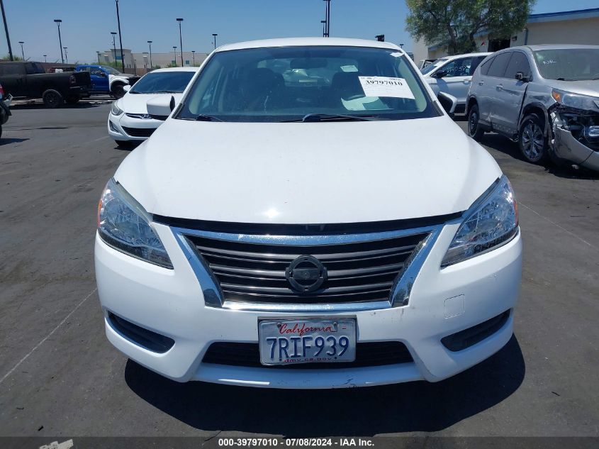 2015 Nissan Sentra S VIN: 3N1AB7AP5FY266411 Lot: 39797010