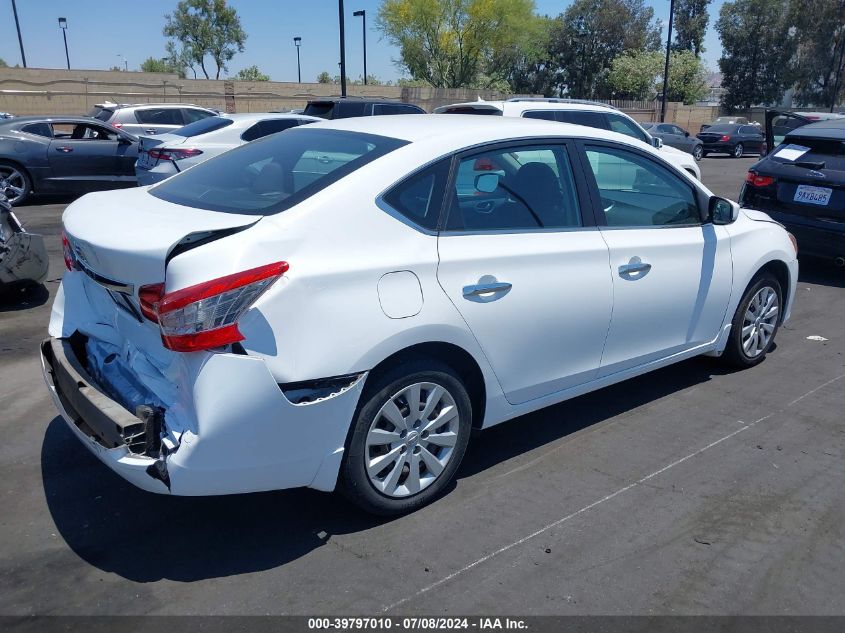 2015 Nissan Sentra S VIN: 3N1AB7AP5FY266411 Lot: 39797010