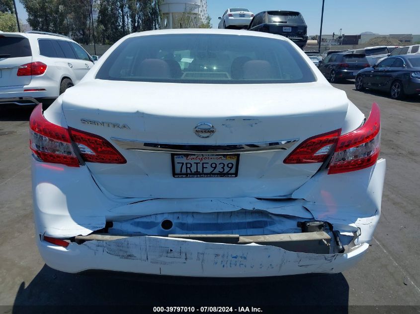 2015 Nissan Sentra S VIN: 3N1AB7AP5FY266411 Lot: 39797010